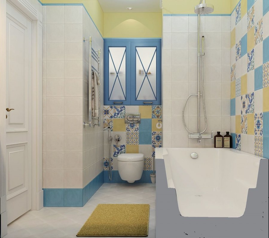 Ванная в средиземноморском стиле