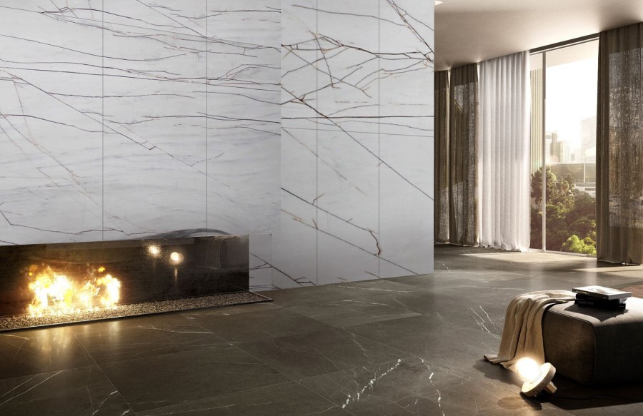 Плитка Casalgrande Padana Marmoker Statuario Grigio lucido