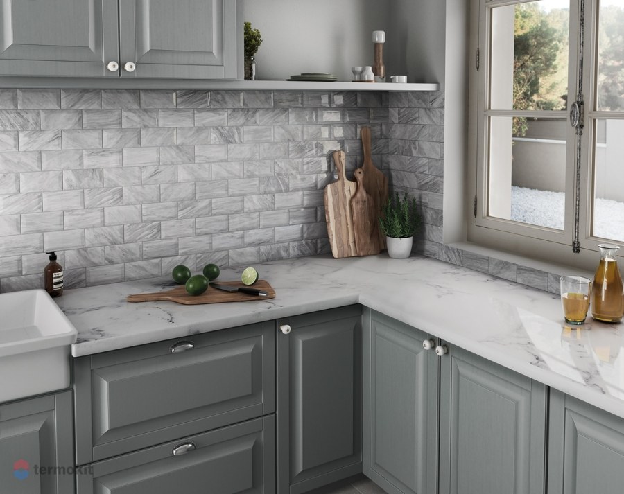 Керамогранит equipe Bardiglio Hexagon Flower