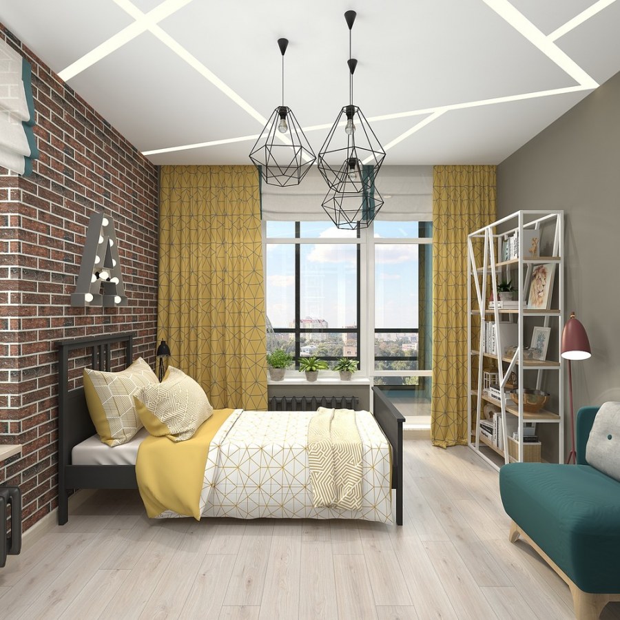 Детская с элементами лофт