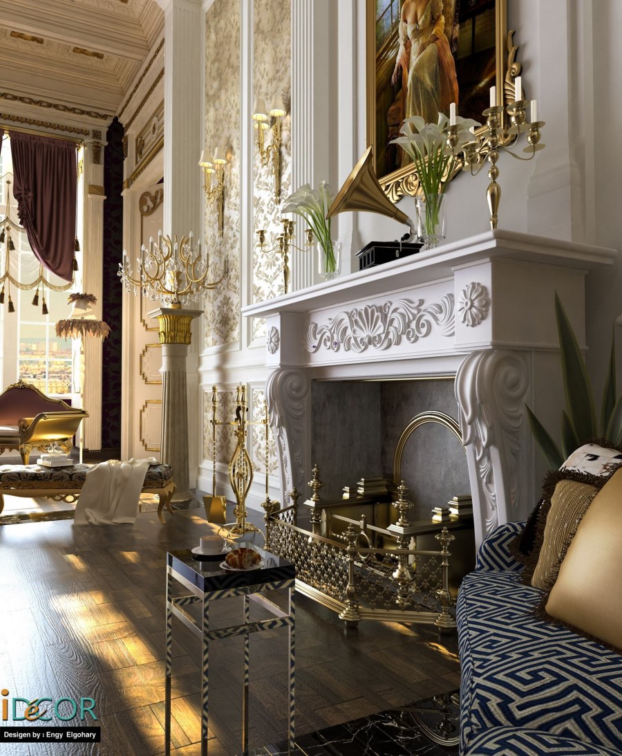 Гостиная с роялем