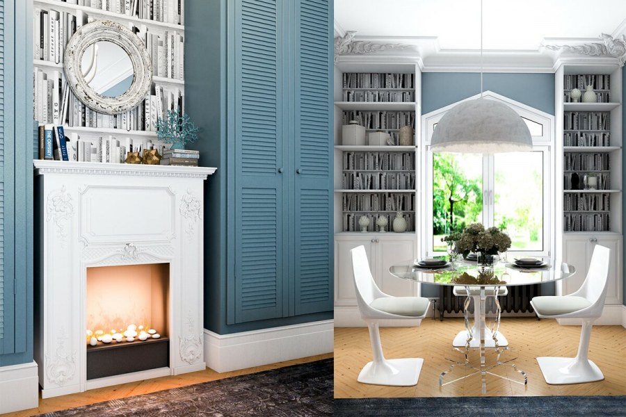 Уютный классицизм интерьер