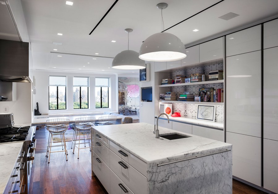 Квартира мечты в Нью Йорке кухня