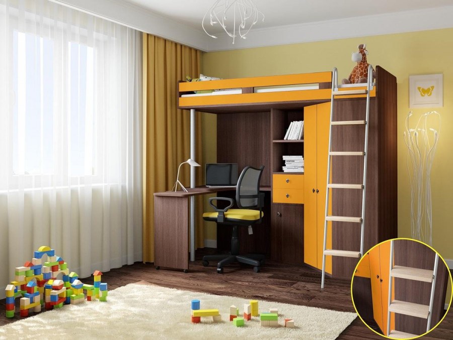 Кровать двухъярусная ЯРОФФ Юниор 5