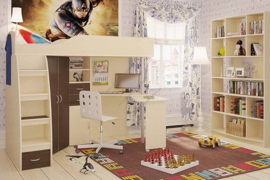 Двухъярусные кровати Paidi