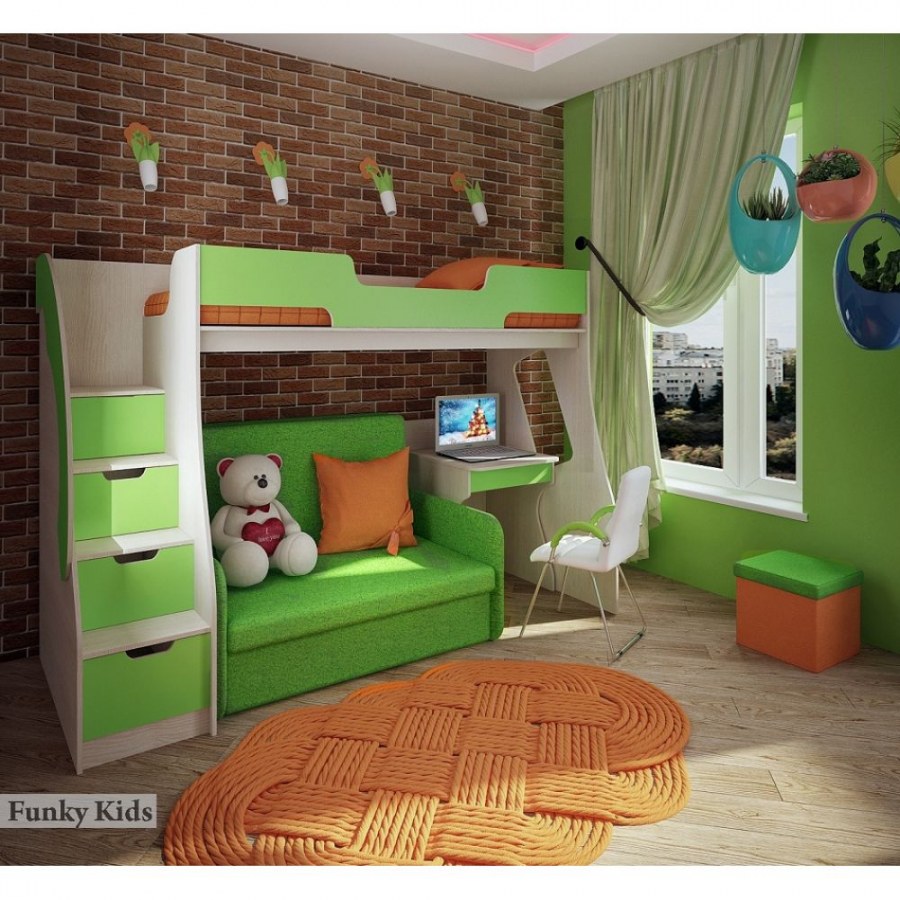 Детская комната классика 38 попугаев