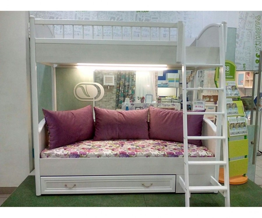 Кровать чердак ЯРОФФ Юниор