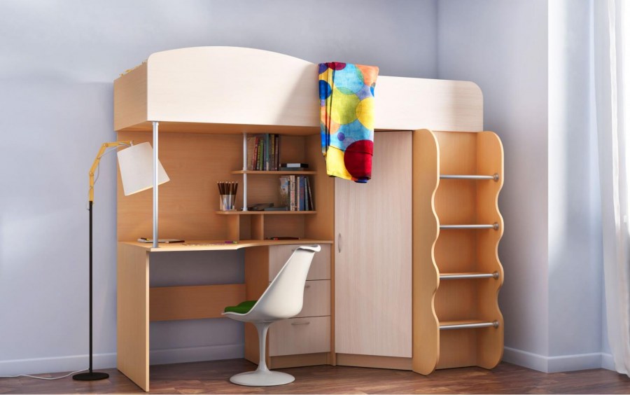 Кровать чердак Омега 9