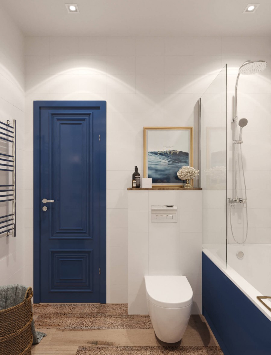 Санузел в средиземноморском стиле