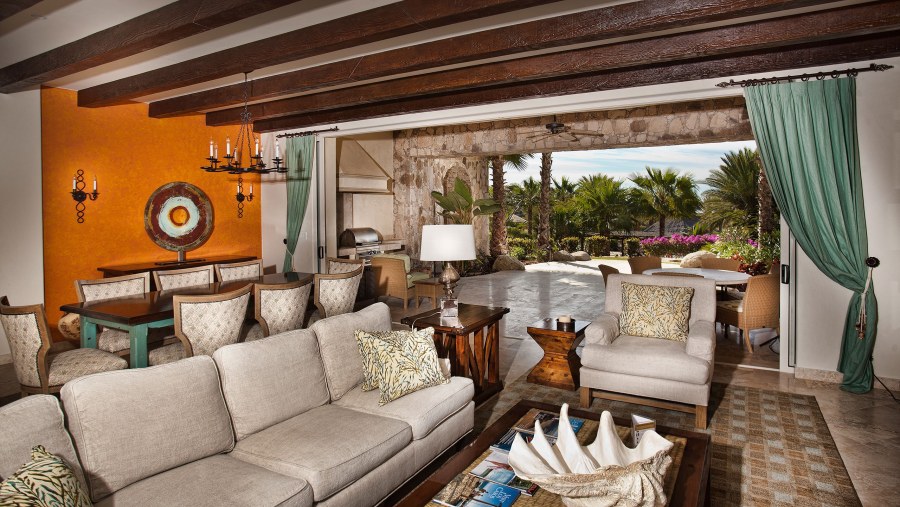 Гостиная в стиле сафари