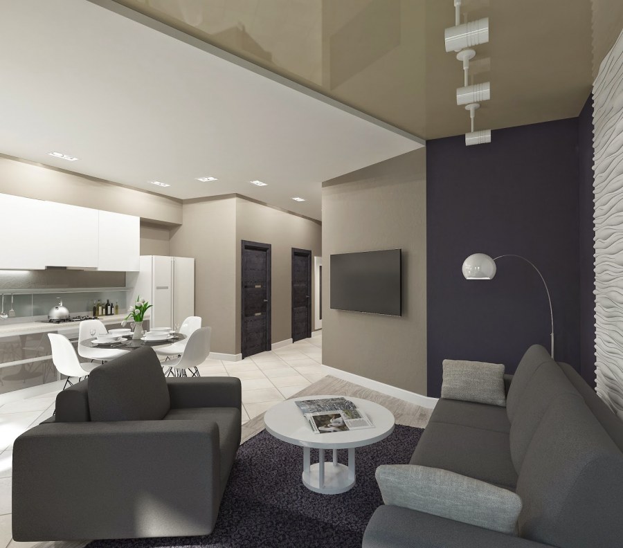 Интерьер таунхауса 100 кв.м