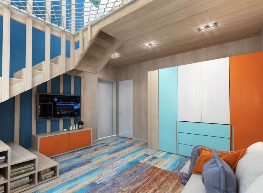 Интерьер Фьюжн таунхаус