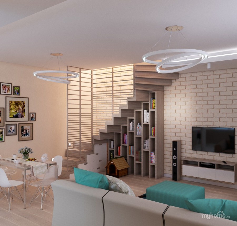 Интерьер таунхауса 60 кв метров