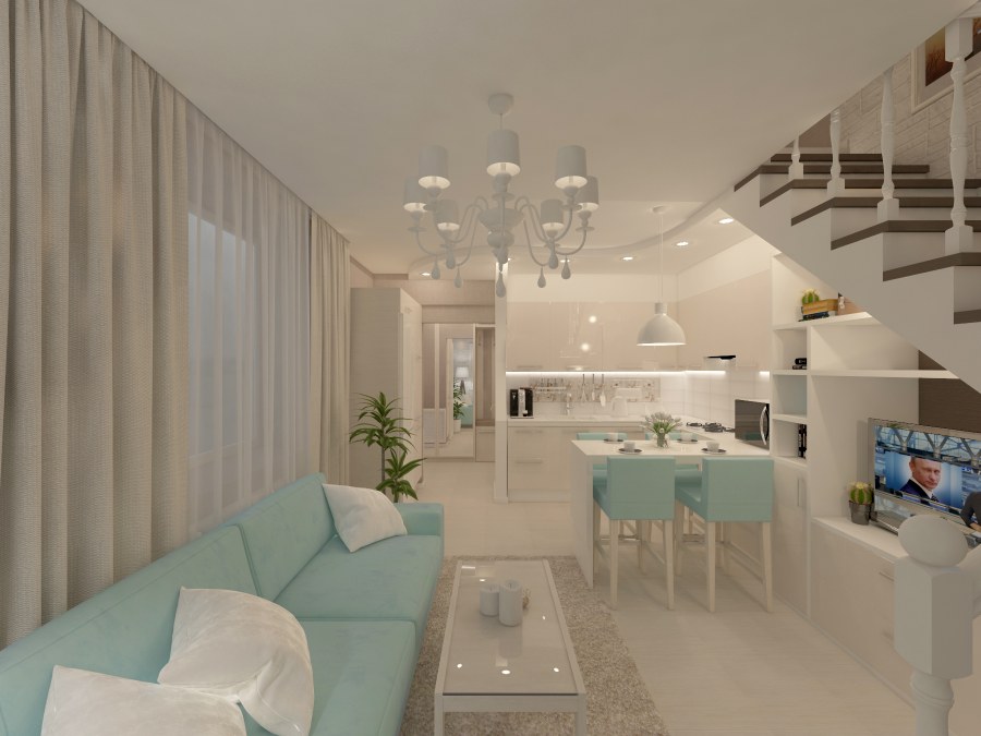 Интерьер таунхауса 120 кв м