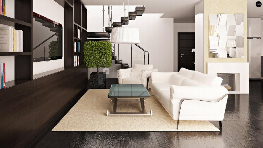 Интерьер таунхауса 60 кв метров