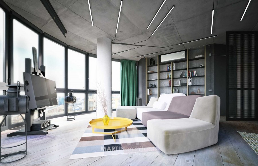 Плавные формы в интерьере