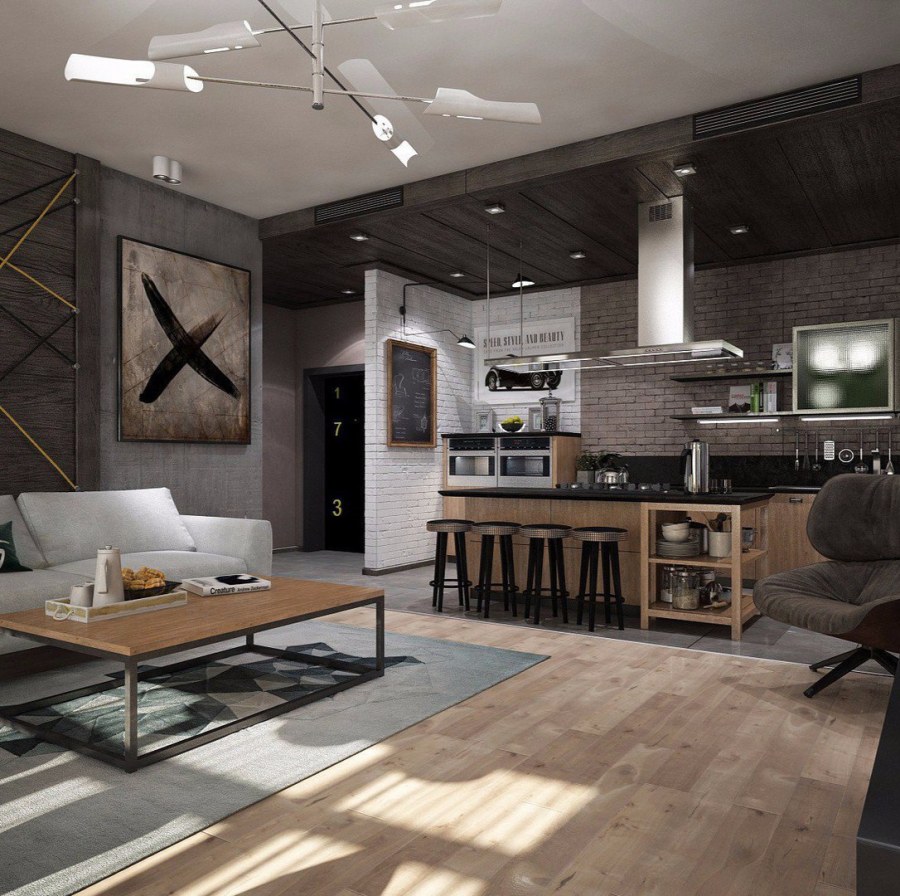 Кабинет в стиле Кантри