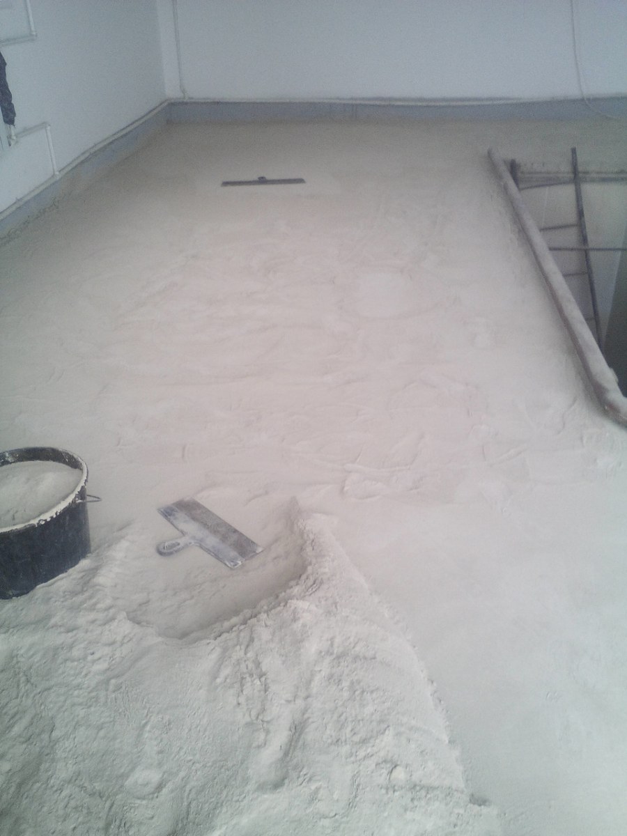 Шлифованный бетонный пол