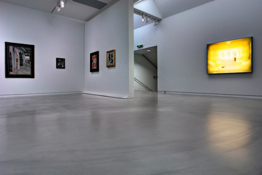 Декоративный бетонный пол