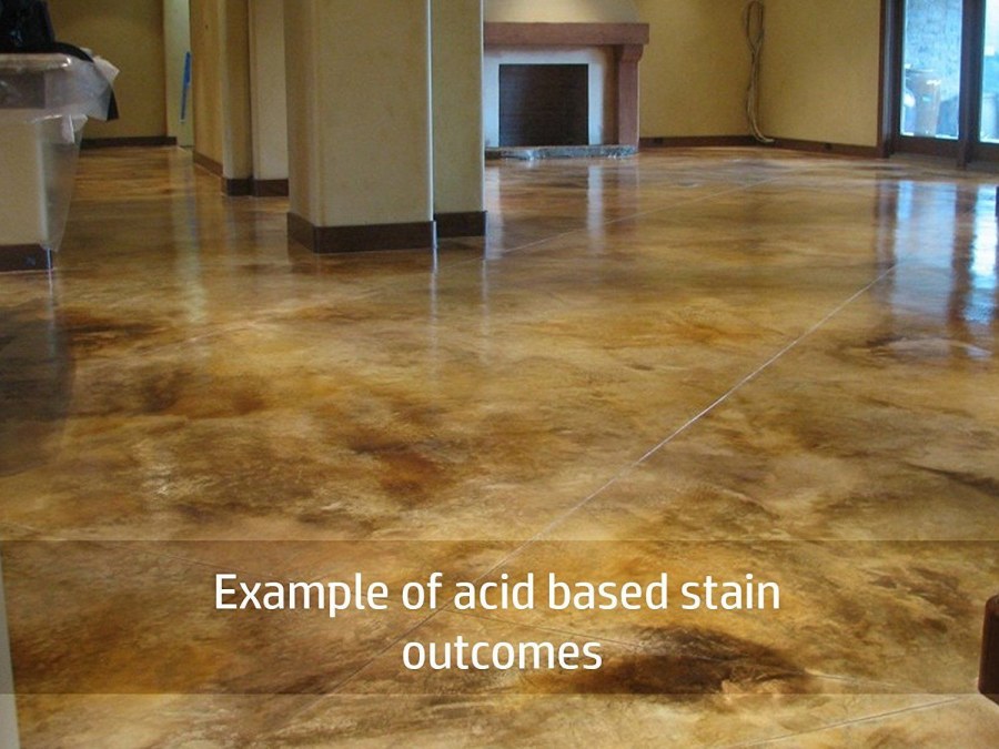 Бетонные наливные полы декоративные