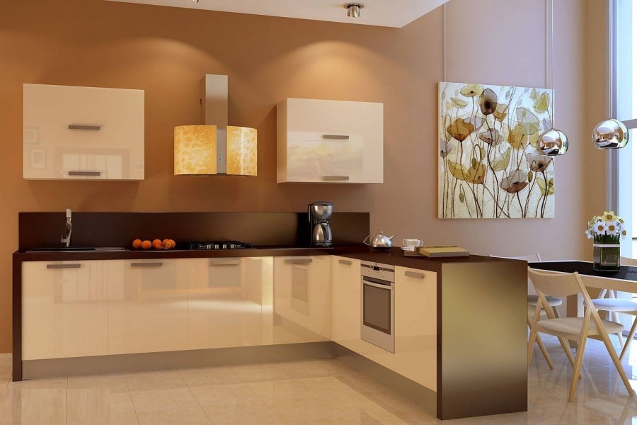Кухни бежевого цвета
