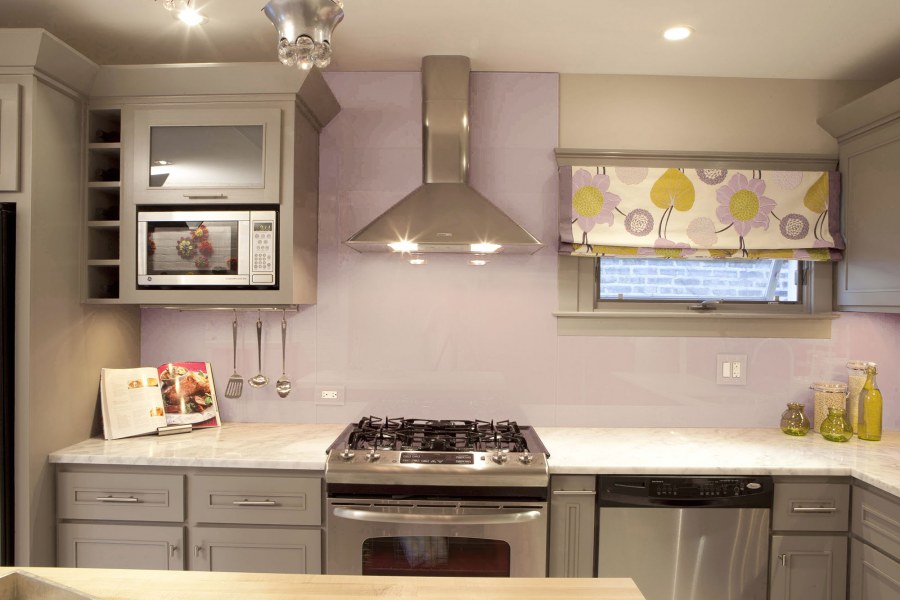 Фартук для бежевой кухни