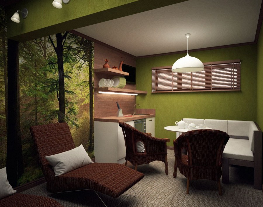 Зона отдыха в комнате