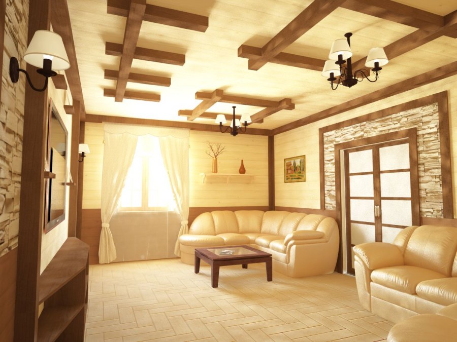 Интерьер комнаты отдыха в доме