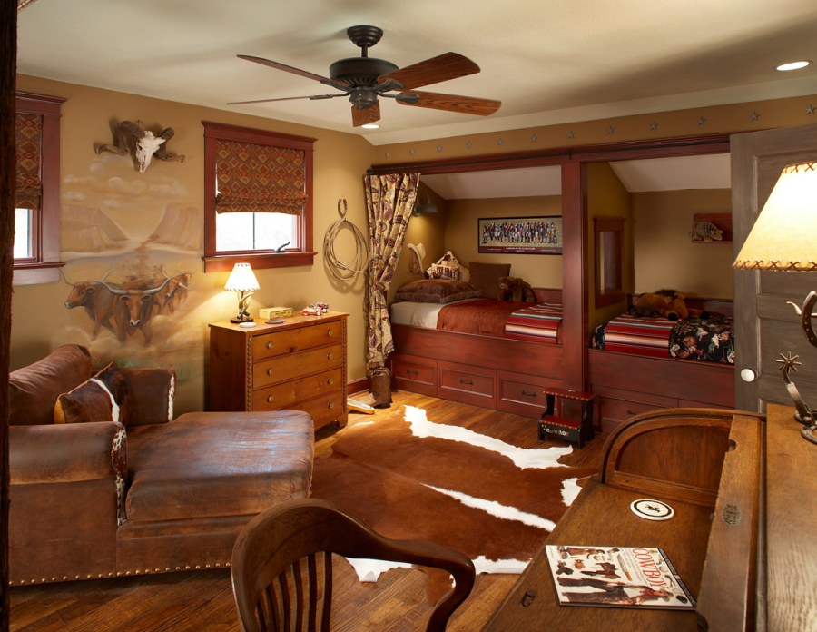 Комната подростка в стиле вестерн