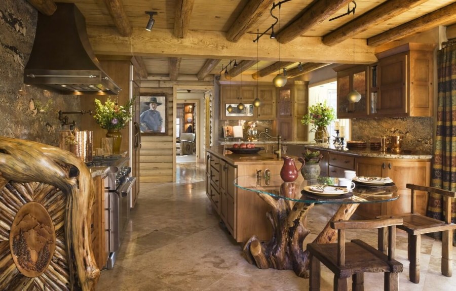 Дом в стиле ранчо интерьер