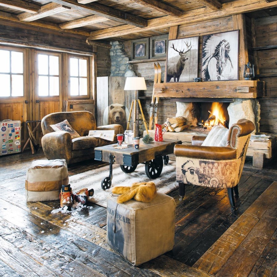 Состаренный интерьер