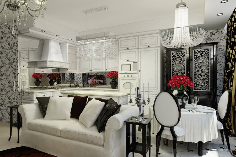 Кухни в стиле арт деко и классика