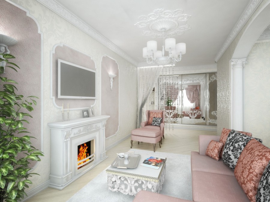 Стиль арт деко в маленькой квартире