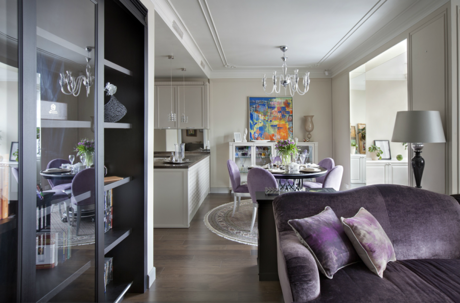 Маленькая квартира в стиле арт деко