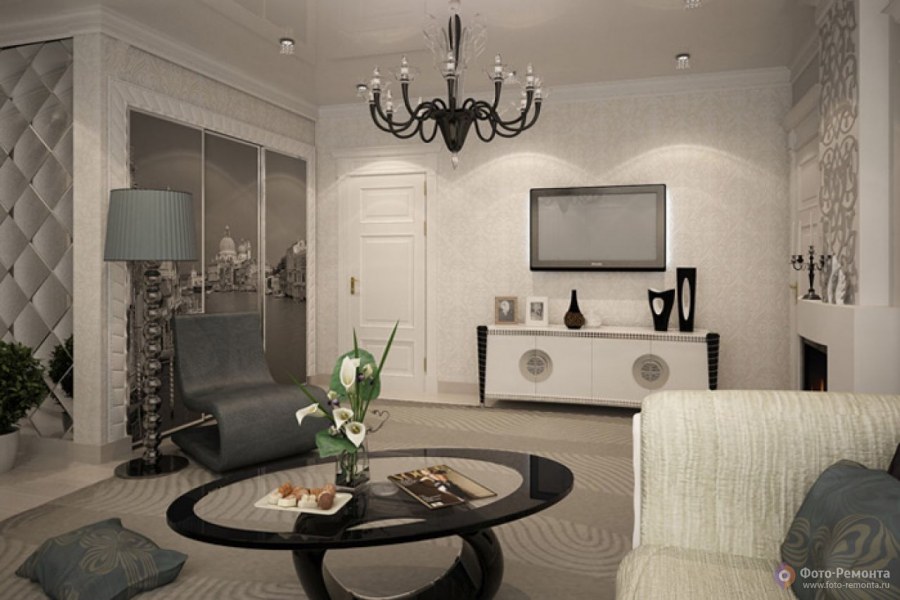 Гостиная ар деко Амели