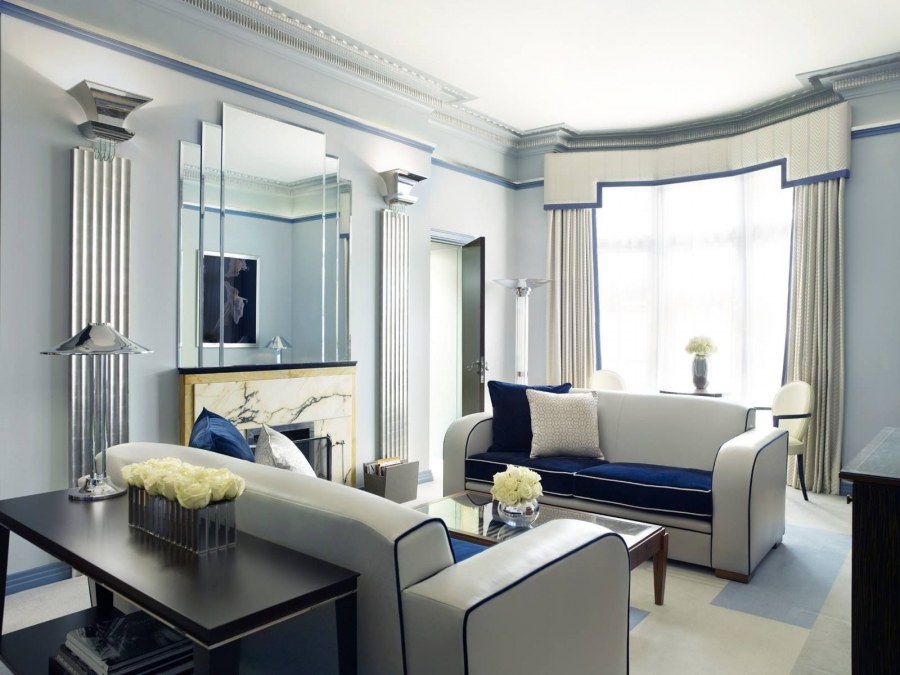 Спальня гостиная в стиле ар деко