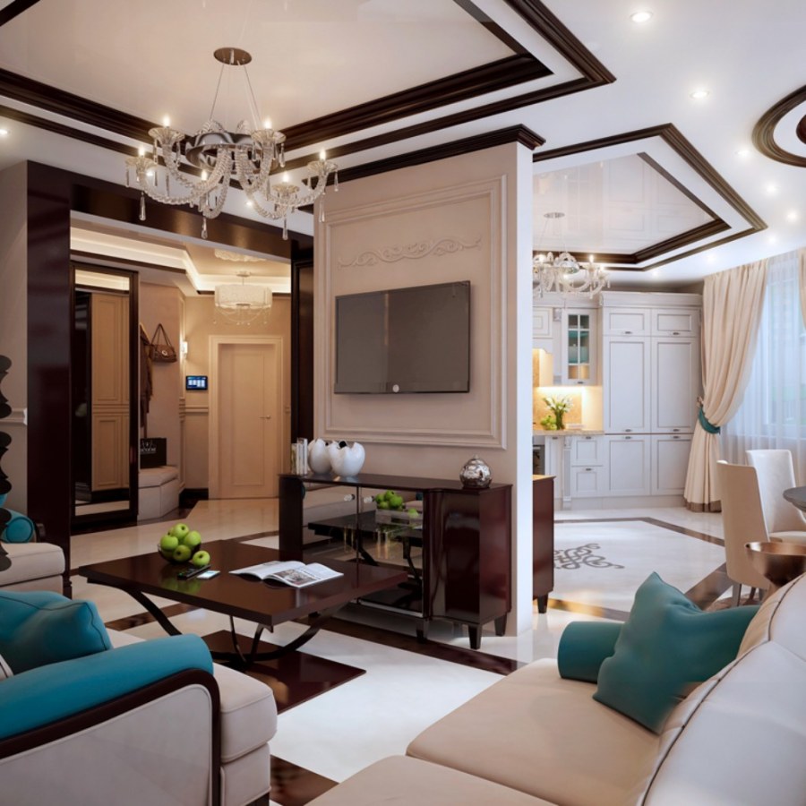 Квартира студия арт деко