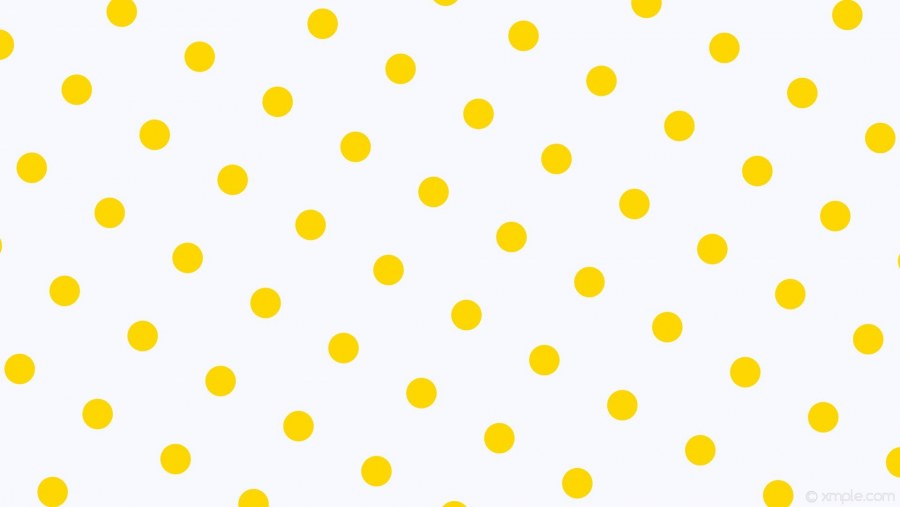 Желтый фон в белый горошек
