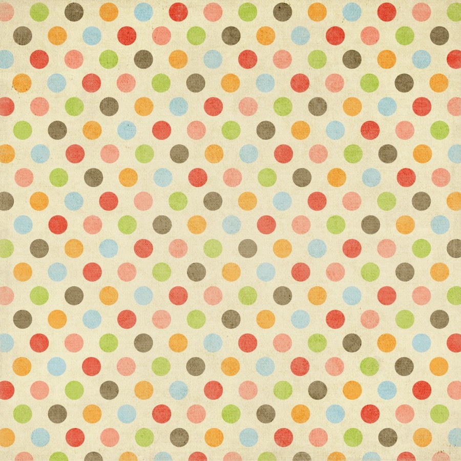 Бумага для скрапбукинга кружочки