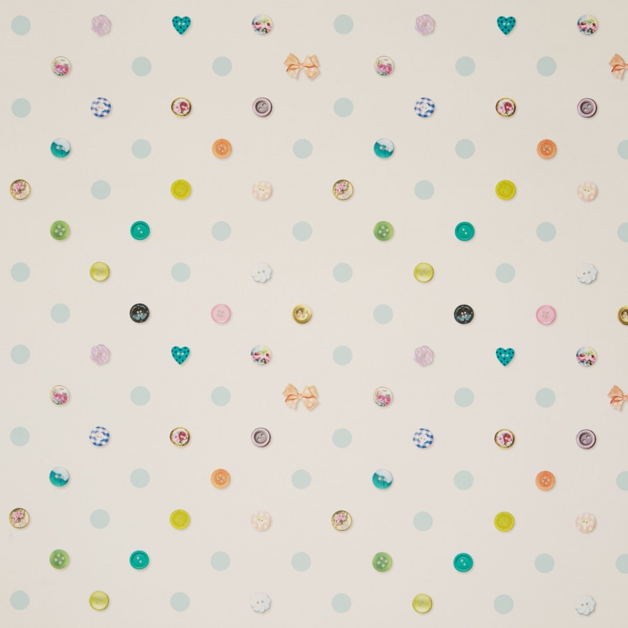 Обои в горошек для детской