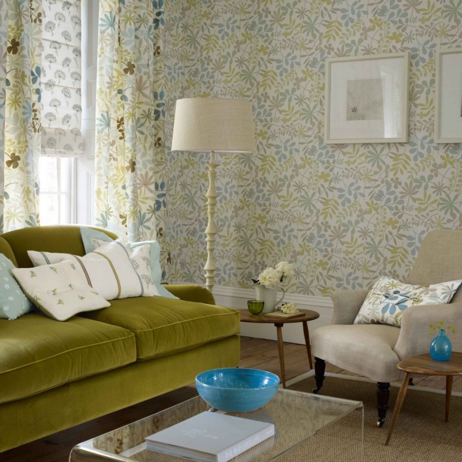 Бежевые обои в интерьере