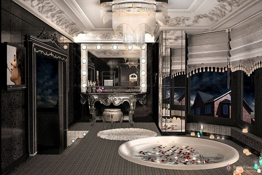 Интерьер коттеджа в стиле арт деко