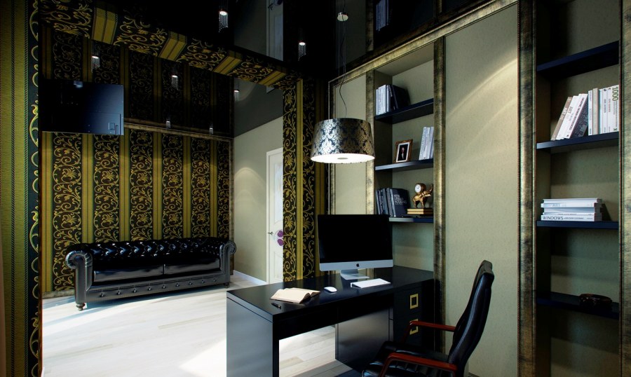 Обои в стиле арт деко для спальни