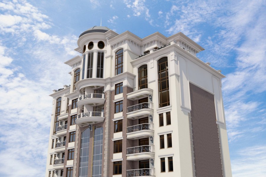 Красивые фасады многоэтажных домов