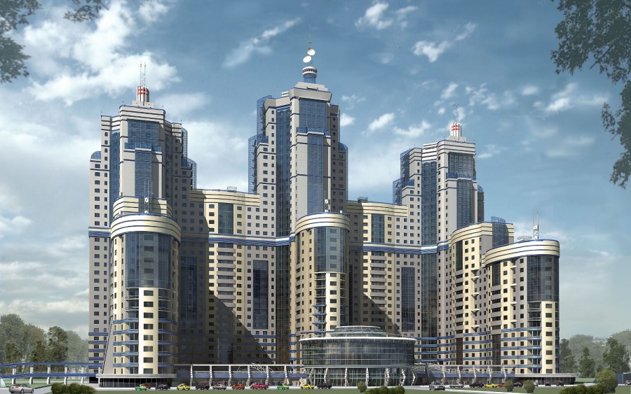 Жилые высотки Москвы