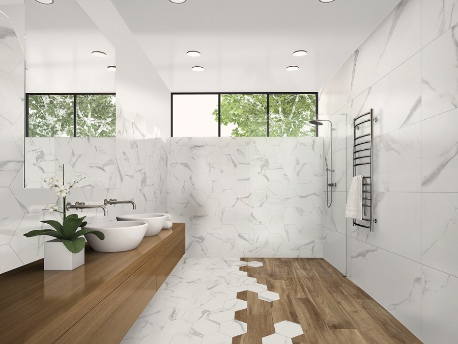 Керамогранит itt Ceramic White Soul Hexa