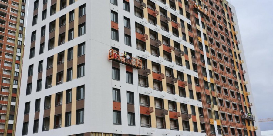 Ход строительства ЖК инновация апрель 2020