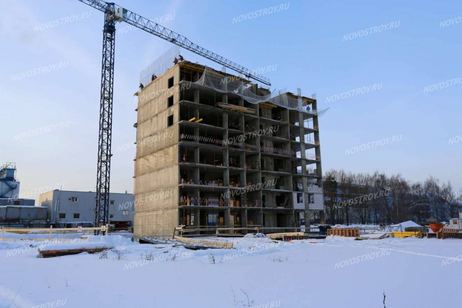 ЖК инновация Гранель ход строительства 2 корпуса