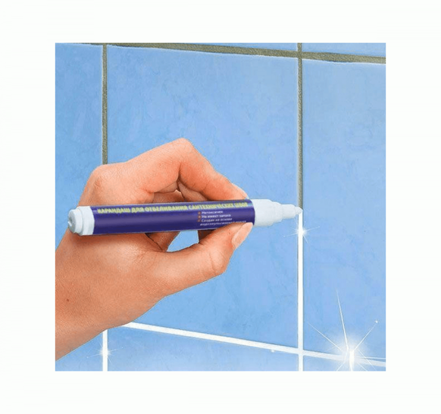 Карандаш для отбеливания сантехнических швов Bradex