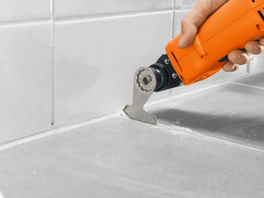 Инструмент электрический для зачистки швов керамической плитки